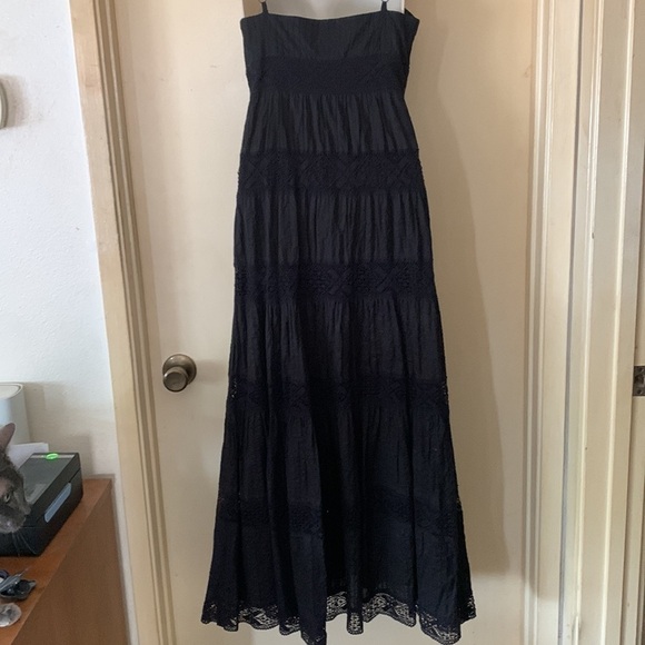 I•N•C International Concepts cotton black sundress size 2 - Picture 6 of 9